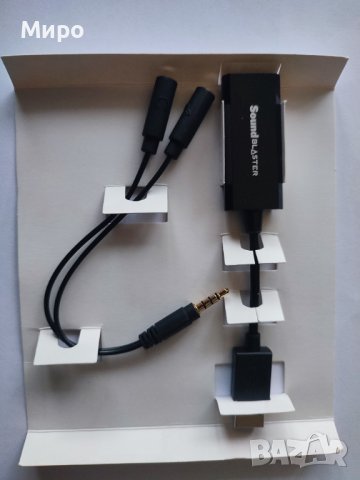 Външна USB звукова карта Creative, снимка 4 - Други - 39591556