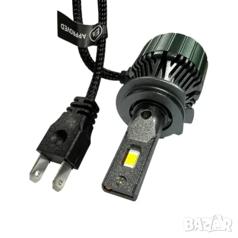 LED крушки M9 PRO H7 60W 6000K комплект 2 броя, снимка 4 - Аксесоари и консумативи - 55864640