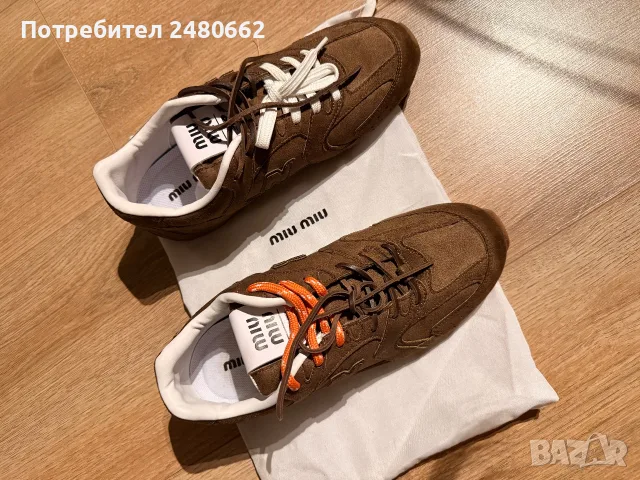 Дамски обувки Miu Miu, снимка 2 - Дамски ежедневни обувки - 55955328