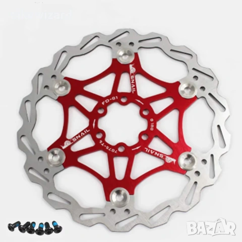 180 мм плаваща дискова спирачка с централно заключване за планински велосипед НОВ