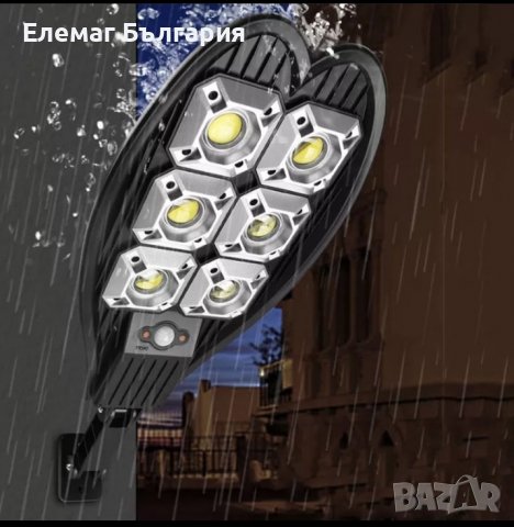  МЕГА ПРОМО 4бр=109.90 Соларна 900W LED Лампа IP65+стойка за монтаж+дис, снимка 9 - Лед осветление - 37183359