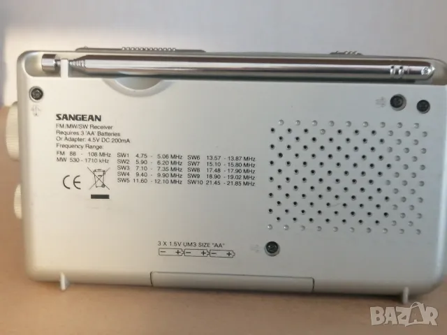 Радиоприемник SANGEAN SG622, снимка 5 - Радиокасетофони, транзистори - 49907294