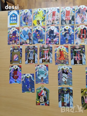 Колекционерски футболни карти-Topps/Panini(различни отбори)