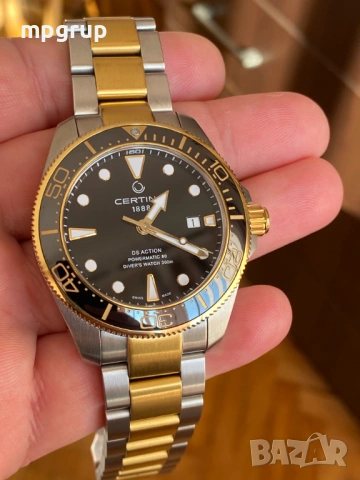 ПРОДАВАМ часовник Certina, DS Action Diver, Powermatic 80, wristwatch, 43 mm., снимка 15 - Мъжки - 53936181
