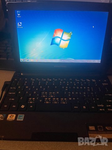 Малък Работещ лаптоп emachines netbook 355, снимка 1 - Части за лаптопи - 42329347