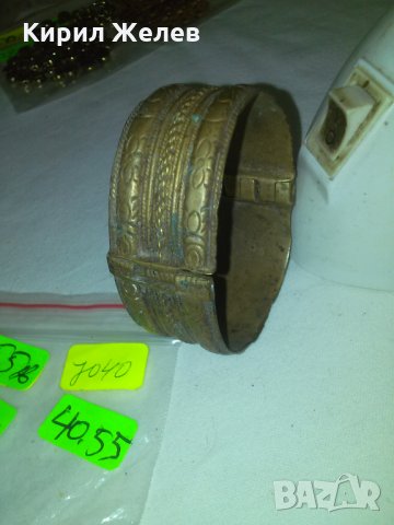 САЧАНЕНА СРЕБЪРНА ВЪЗРОЖДЕНСКА ГРИВНА с ЩИФТ МАЙСТОРСКА ОРНАМЕНТИРАНА ИЗРАБОТКА 7040, снимка 8 - Антикварни и старинни предмети - 29614602