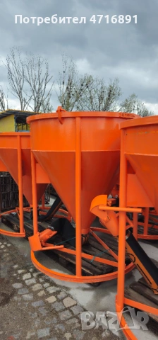 Кюбели за бетон, легени за строителни смеси, кранови вилици, снимка 10 - Строителни материали - 53197709