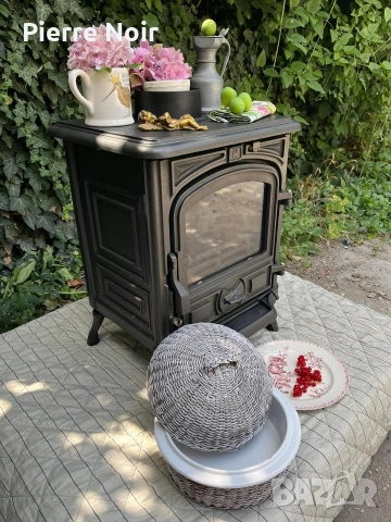 Чугунена печка на дърва 5kW , снимка 4 - Отоплителни печки - 54167239