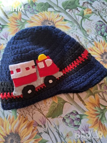 Шапка с пожарна, снимка 2 - Шапки, шалове и ръкавици - 44318128