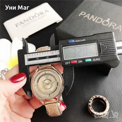 Луксозен дамски стилен ръчен часовник Pandora Пандора с камъни Swarovski, снимка 4 - Дамски - 37074277