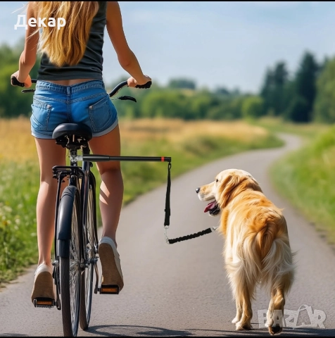 Кучешка каишка за велосипед,Кучешка каишка за колоездене, тренировка,, снимка 3 - За кучета - 52419208