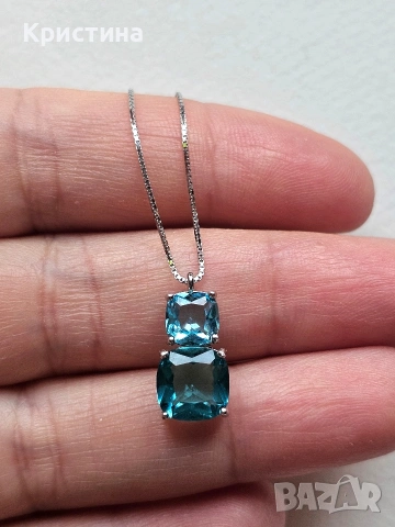 Италианско сребърно колие