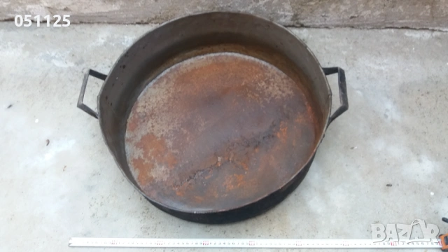 стара масивна тава за лютеница, агнета и др., снимка 2 - Антикварни и старинни предмети - 54033881