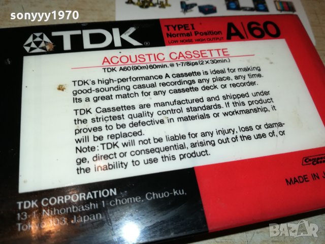 ПОРЪЧАНИ-TDK-made in japan-5 касети 0609211751, снимка 11 - Декове - 34043593
