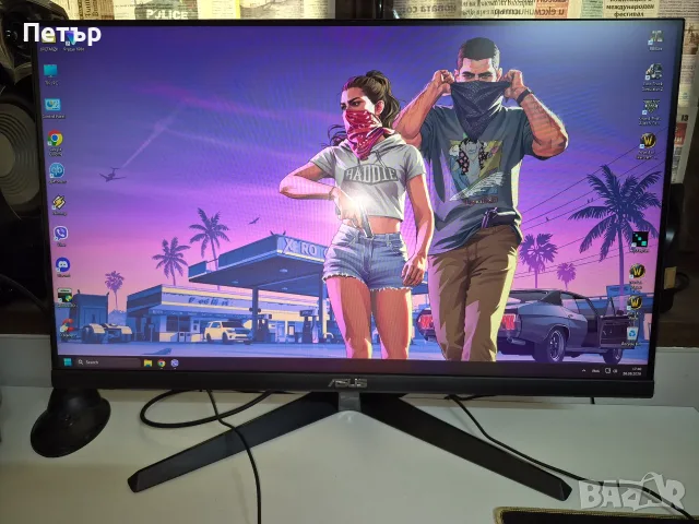 Геймърски монитор ASUS VY279HGR (27", IPS, 120Hz, 1ms) – Като нов, с гаранция!