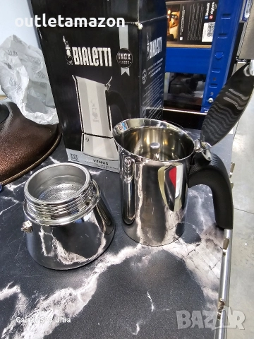 италианска кафеварка Bialetti Venus Elegance за 4 Чаши , снимка 4 - Кафемашини - 52752770