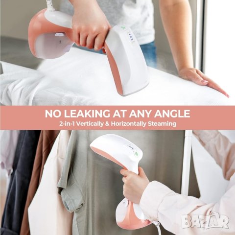 Парна ютия, 1800 W с 3 настройки на парата, 25 секунди бързо загряване, снимка 4 - Ютии - 42626332