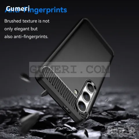 Samsung Galaxy S25 Противоударен Силиконов Гръб Карбон, снимка 4 - Калъфи, кейсове - 49194594