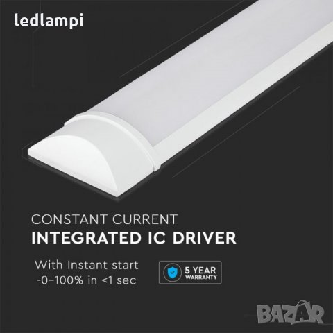 LED Тяло 40W 120cm SAMSUNG чип - 5 Години Гаранция, снимка 2 - Лед осветление - 31427696