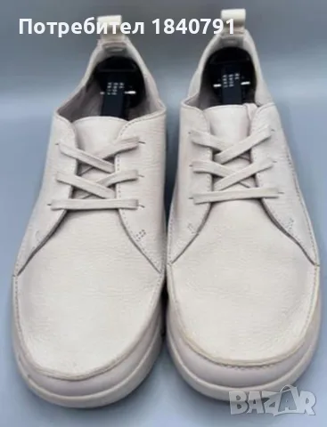 Дамски обувки CLARKS Trigenic – Бежови – № 40, естествена мека кожа, снимка 2 - Дамски ежедневни обувки - 56112422