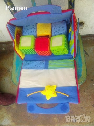 Детска бебешка къщичка от плат и дунапрен с музикални кубчета, снимка 4 - Музикални играчки - 37195554