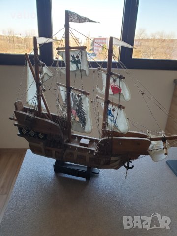 Дървен кораб, снимка 4 - Антикварни и старинни предмети - 31790368