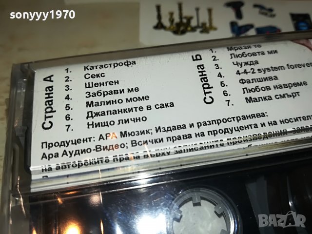 KALI-THE BEST OF-РЕМИКСИРАИ МЕ 2508221444, снимка 15 - Аудио касети - 37798920