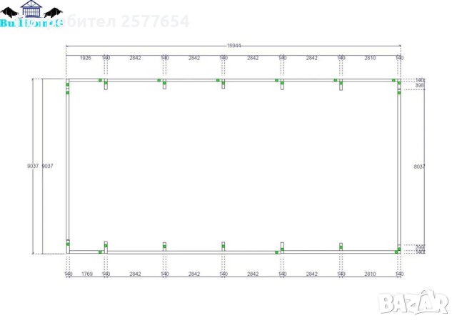 ЛИЗИНГ - Халета, Хале, Магазини, Магазин, Складове 153м2, снимка 8 - Строителни материали - 44144367