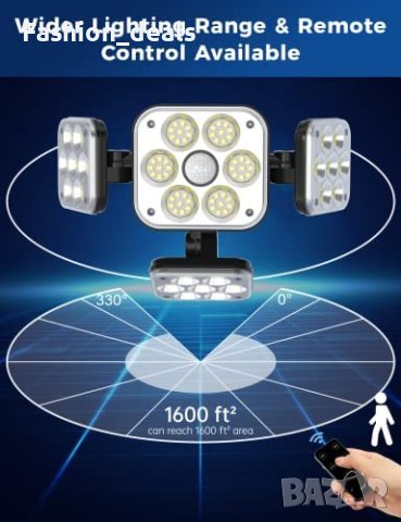 Нова соларна светлина сензор за движение Лампа градина двор осветление, снимка 5 - Соларни лампи - 40721109