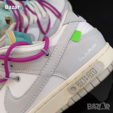 Nike SB Dunk Off White Lot 42 of 50 Размер 39 Номер Нови Маратонки Безплатна Доставка , снимка 16 - Маратонки - 40853539