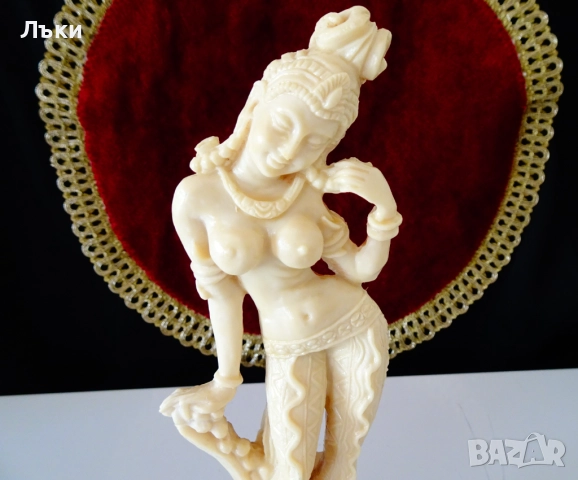 Статуетка,фигура,жена,фея,голо тяло,азиатска танцьорка. , снимка 3 - Статуетки - 51781421