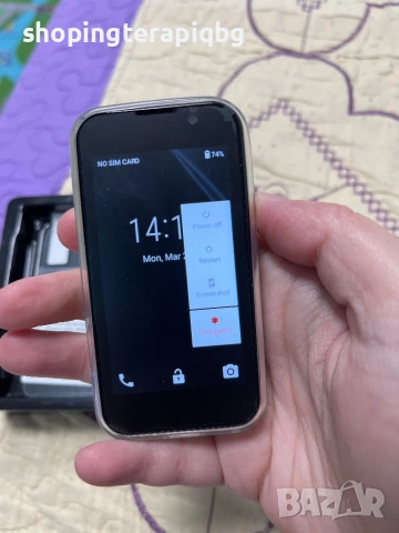 Мини смартфон,  3G WCDMA черен, снимка 6 - Други - 46897181