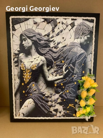 цветя изработени с глицеринов ароматен сапун и Българска роза Стара Загора,бивше кино Септември