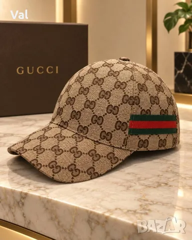 Шапка с козирка Gucci 
