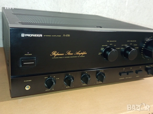 Стерео усилвател Pioneer A-656, снимка 2 - Ресийвъри, усилватели, смесителни пултове - 54259196