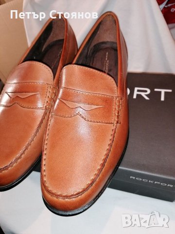 Мъжки мокасини от естествена кожа ROCKPORT №45, снимка 3 - Официални обувки - 31333730