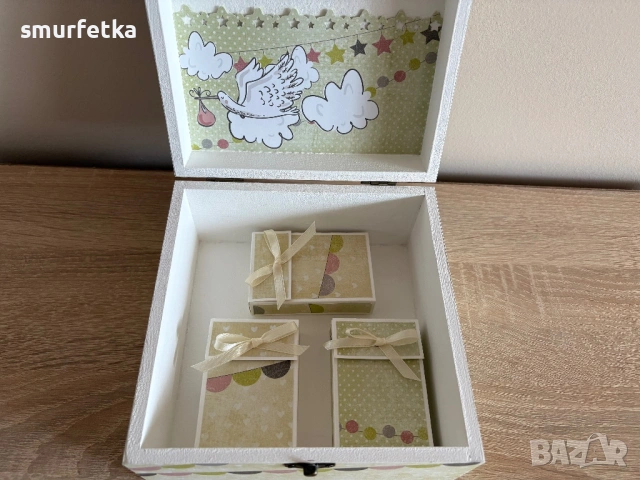 Кутия за бебешки спомени/ съкровища, снимка 6 - Други - 30261081