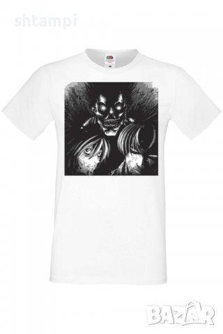 Мъжка тениска Death Note 01,Анимация,игра,Празник,Повод,, снимка 3 - Тениски - 37949396
