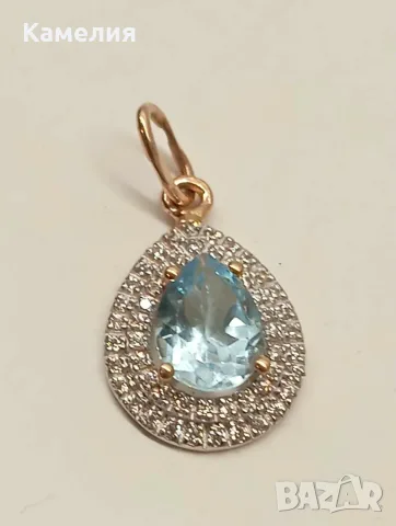 Руско злато. Висулка , снимка 3 - Колиета, медальони, синджири - 56326566