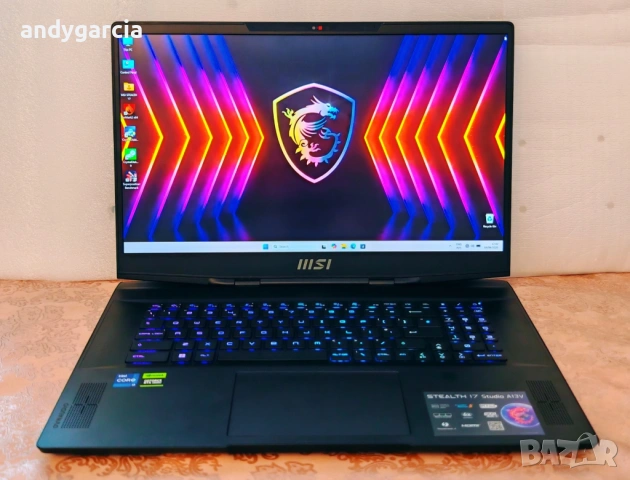 NVIDIA RTX 4070 8GB/Intel Core i7-13700HX/16GB RAM DDR5/1TB SSD/17.3 QHD 240hz/MSI Stealth 17 Studio