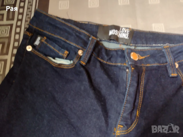 Дънки деним слим Love Moschino, снимка 6 - Дънки - 50705725