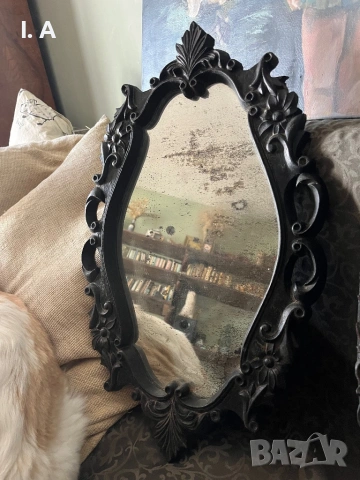 Антично огледало в дървена рамка 1987г.