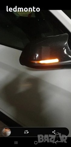 Динамичен мигач LED индикатор за огледало за обратно виждане мигач за BMW 1 2 3 4 Серия X1 F20 F21 F, снимка 8 - Аксесоари и консумативи - 31614527