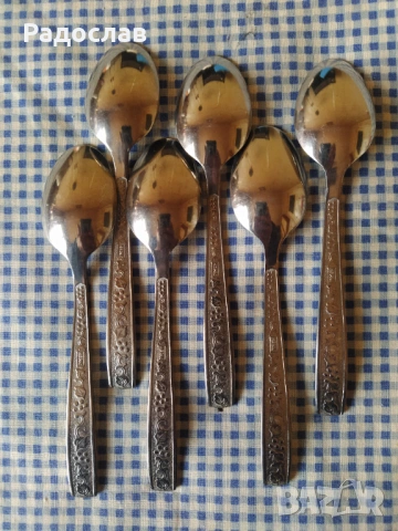 стари руски лъжички за чай, снимка 2 - Прибори за хранене, готвене и сервиране - 53061571