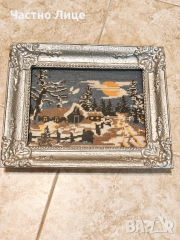 Три Български Качествени Стари Соц Гоблени в Рамки, снимка 7 - Антикварни и старинни предмети - 54018442