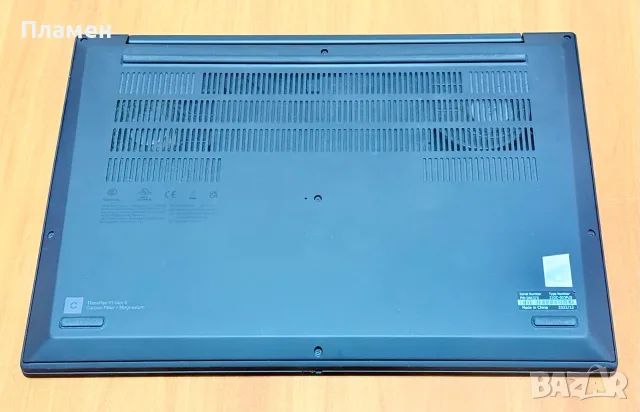 Lenovo ThinkPad P1 Gen 5/Core i9-12900H/64GB DDR5/1TB SSD/16.0′′ 4K Res 600 nits/RTX 3080 Ti 16GB, снимка 7 - Лаптопи за работа - 56097534