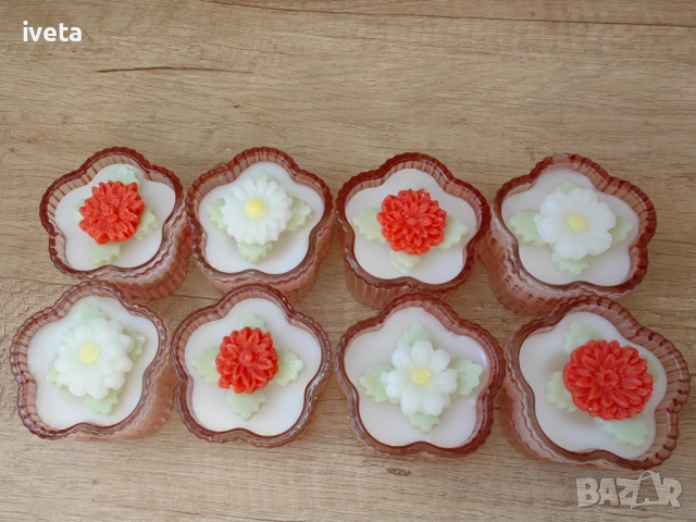 Ръчно изработени восъчни цветя 