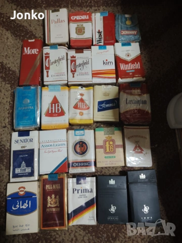 Стари цигарени опаковки, снимка 8 - Колекции - 53141277