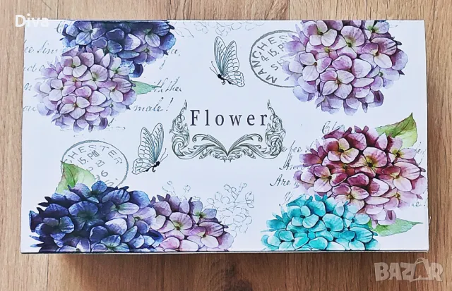 Комплект чаши и чинийки за кафе или чай – Пролетни цветя, снимка 2 - Чаши - 47768132