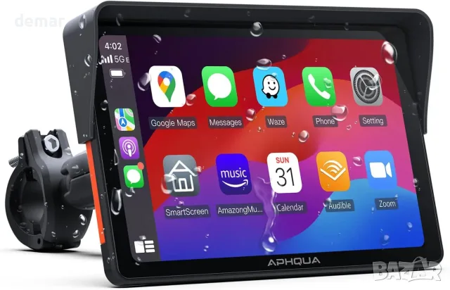 Безжичен CarPlay/Android Auto дисплей 26,1 см за автомобил